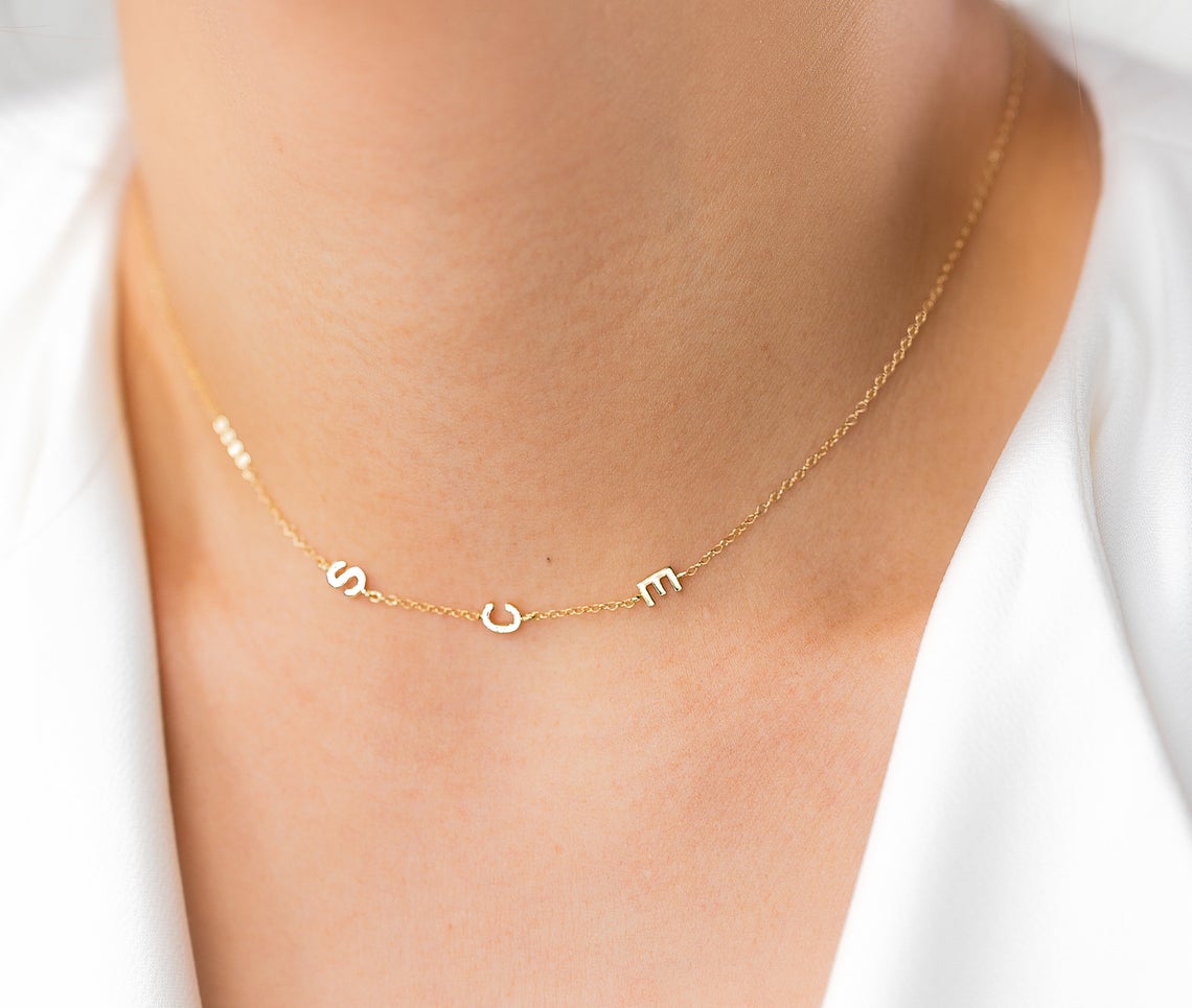 Sideways Initial Necklace Crystaldiyair Enrich Your World With Art sideways-initial-necklace-crystaldiyair-enrich-your-world-with-art