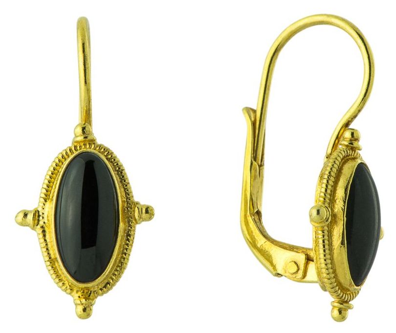 lewis-carroll-onyx-earrings-525850 Lewis Carroll Onyx Earrings